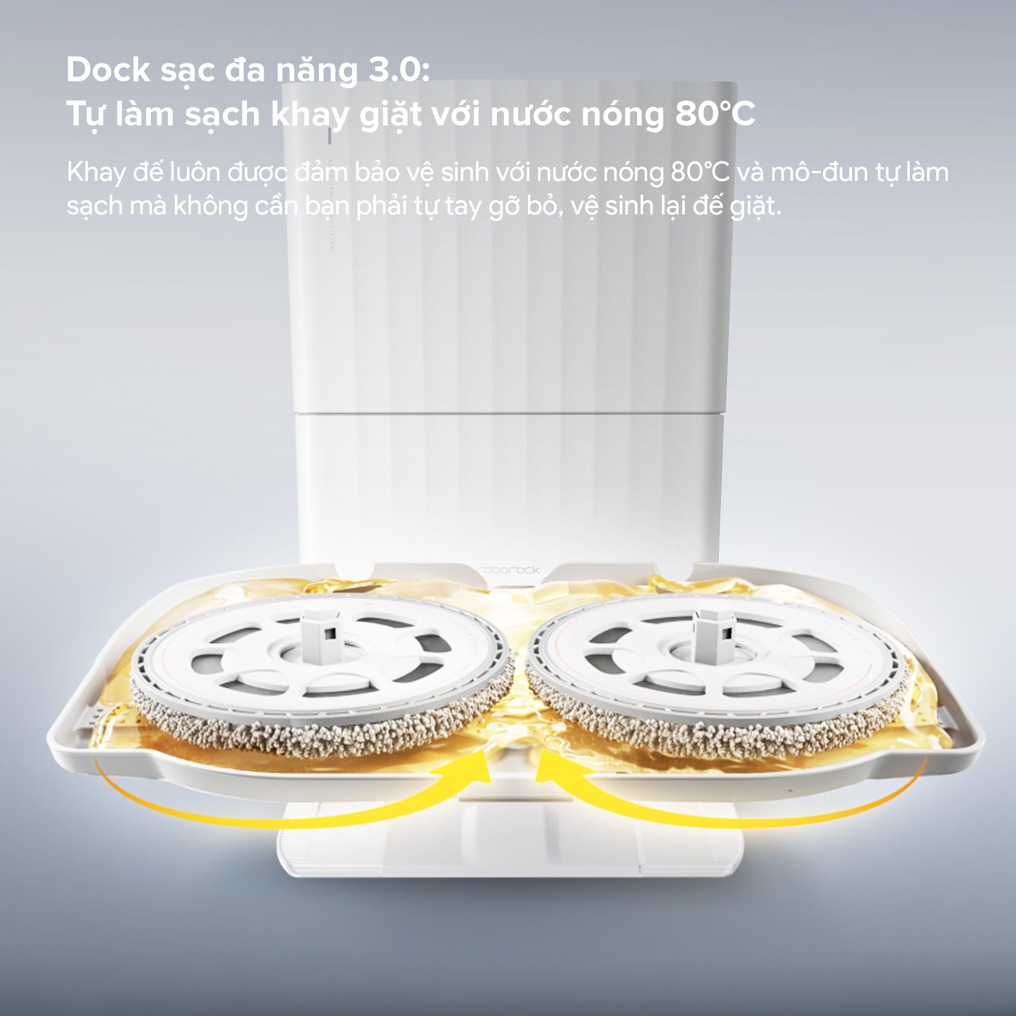 Robot hút bụi lau nhà giặt giẻ Roborock Qrevo Edge 2 Trắng