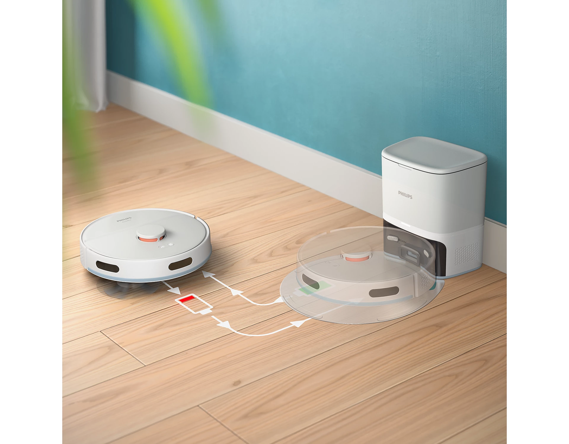 Robot hút bụi lau nhà Philips XU2100/25