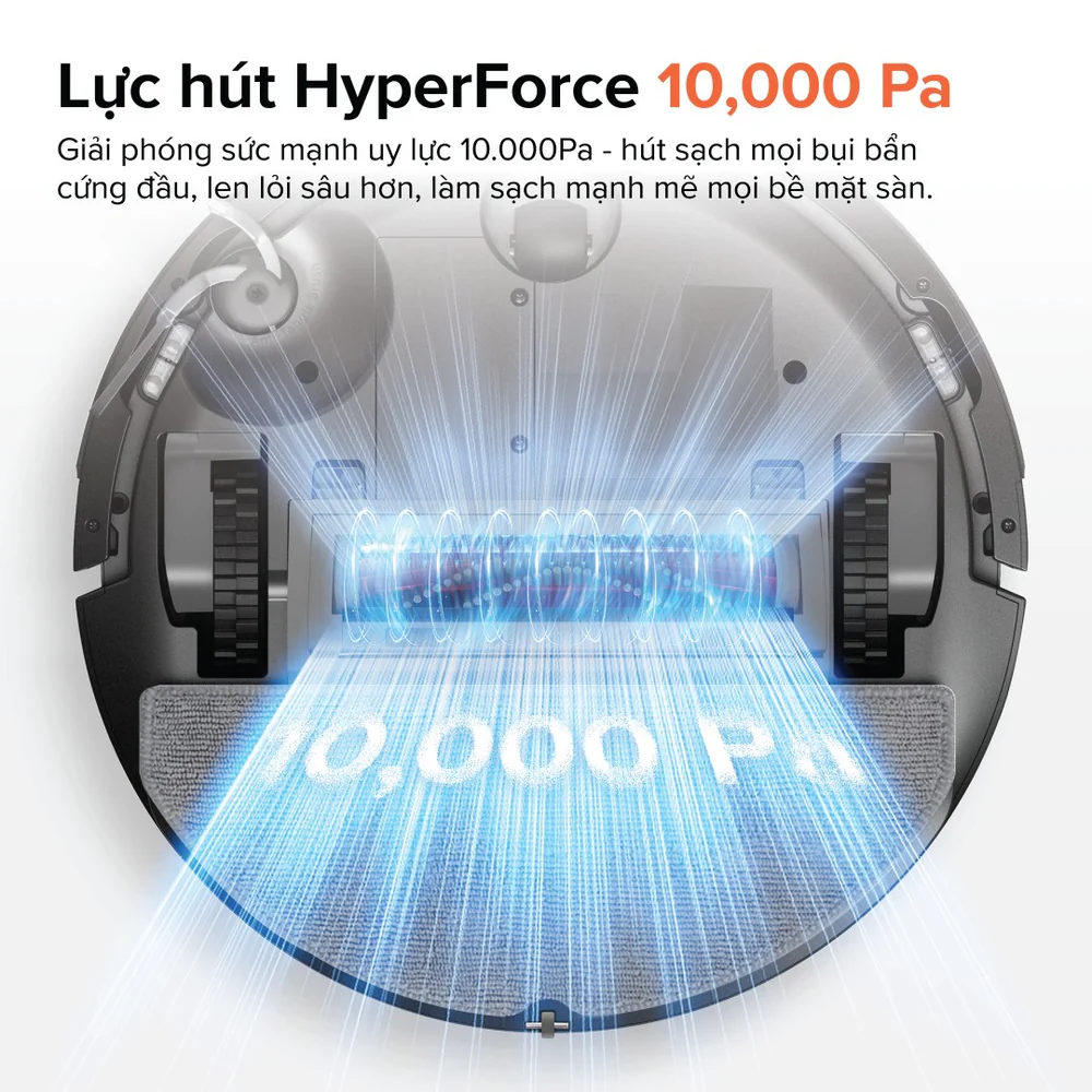 Robot hút bụi lau nhà Roborock Q10 VF Đen