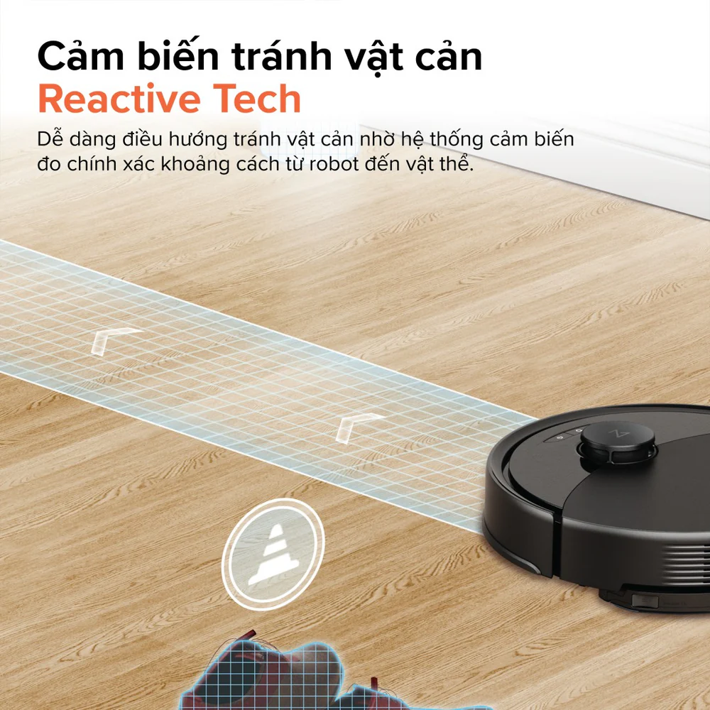 Robot hút bụi lau nhà Roborock Q10 VF Đen