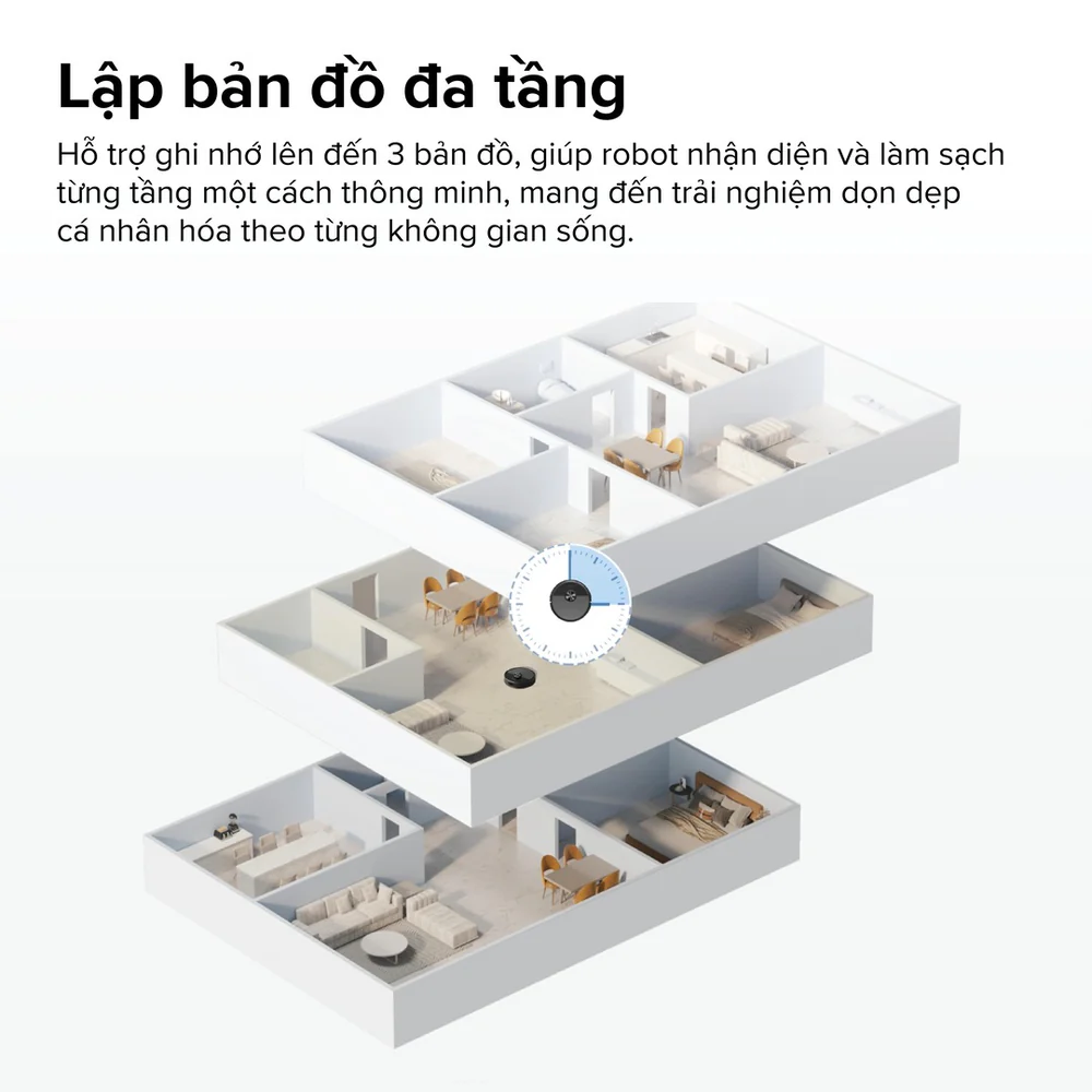 Robot hút bụi lau nhà Roborock Q7 TF+ Đen