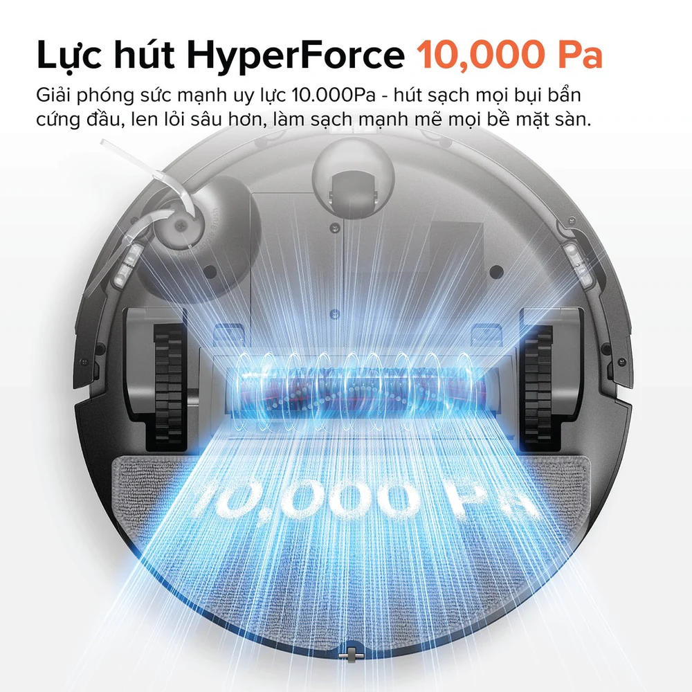 Robot hút bụi lau nhà Roborock Q7 TF+ Đen