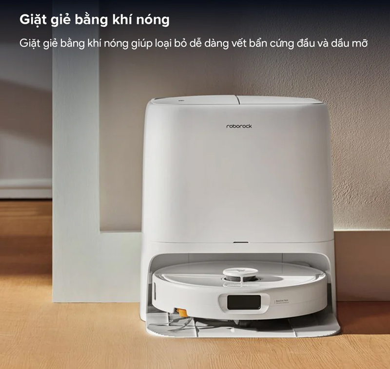 Robot hút bụi lau nhà Roborock Qrevo 2 Pro-Trắng