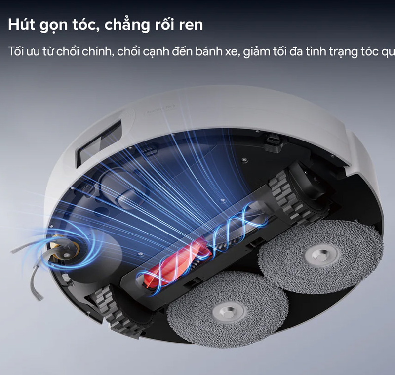Robot hút bụi lau nhà Roborock Qrevo 2 Pro-Trắng
