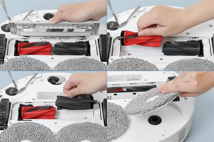 Robot hút bụi lau nhà Roborock Qrevo 5AE Trắng