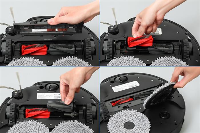 Robot hút bụi lau nhà Roborock Qrevo 5V1 Đen