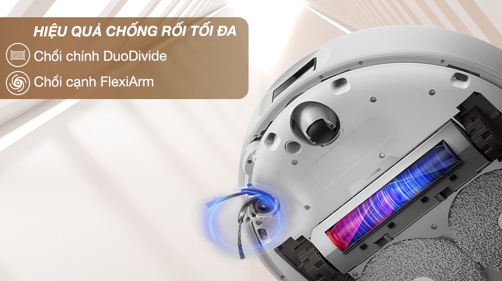 Robot hút bụi lau nhà Roborock Qrevo 5V1 Trắng