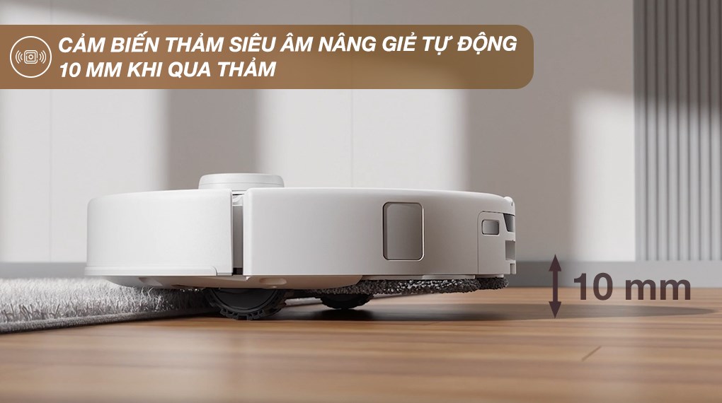 Robot hút bụi lau nhà Roborock Qrevo 5V1 Trắng