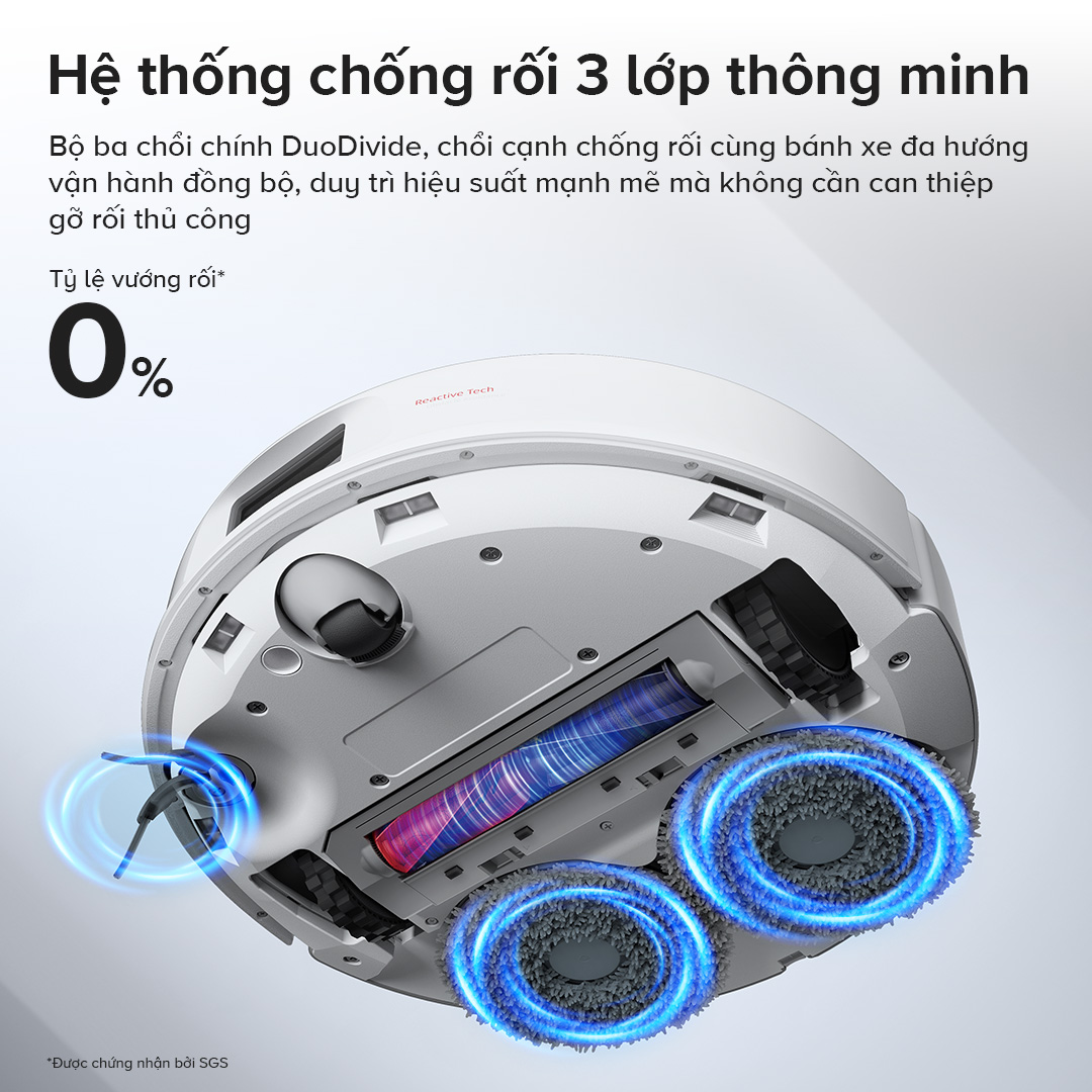 Robot hút bụi lau nhà Roborock Qrevo C Pro Đen