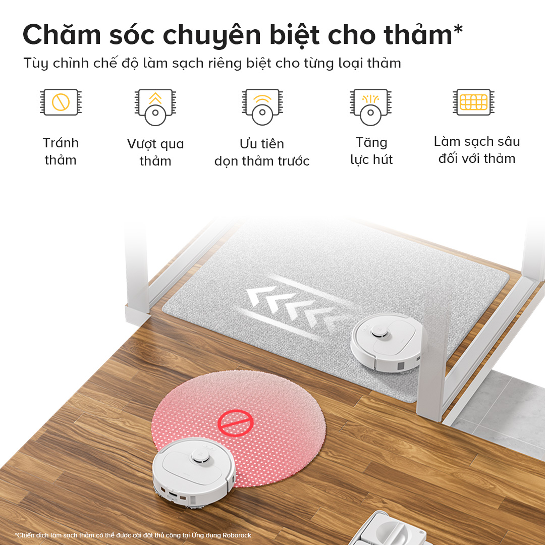 Robot hút bụi lau nhà Roborock Qrevo C Pro Đen