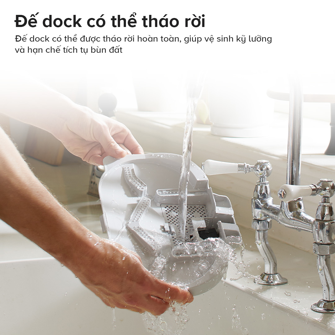 Robot hút bụi lau nhà Roborock Qrevo C Pro Đen