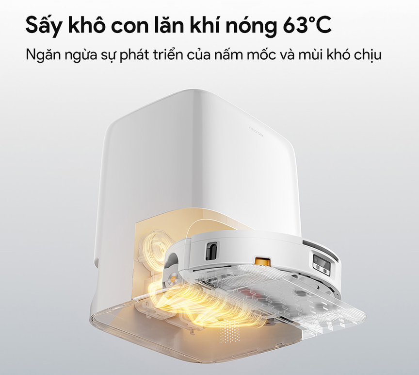 Robot Hút Bụi Lau Nhà Roborock Qrevo Edge 2 Flow