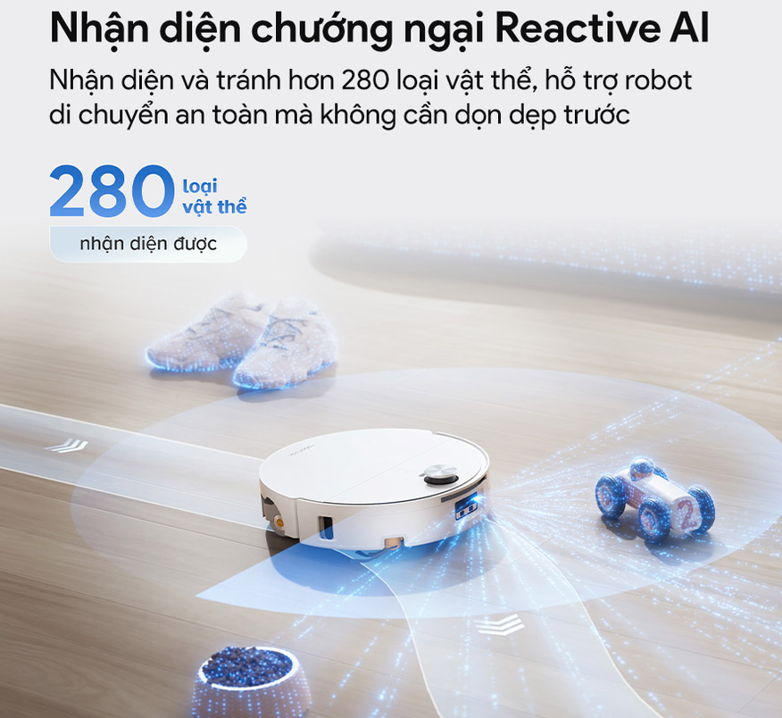Robot Hút Bụi Lau Nhà Roborock Qrevo Edge 2 Flow