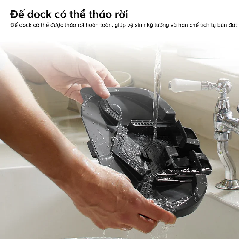 Robot hút bụi lau nhà Roborock Qrevo S Pro-Đen