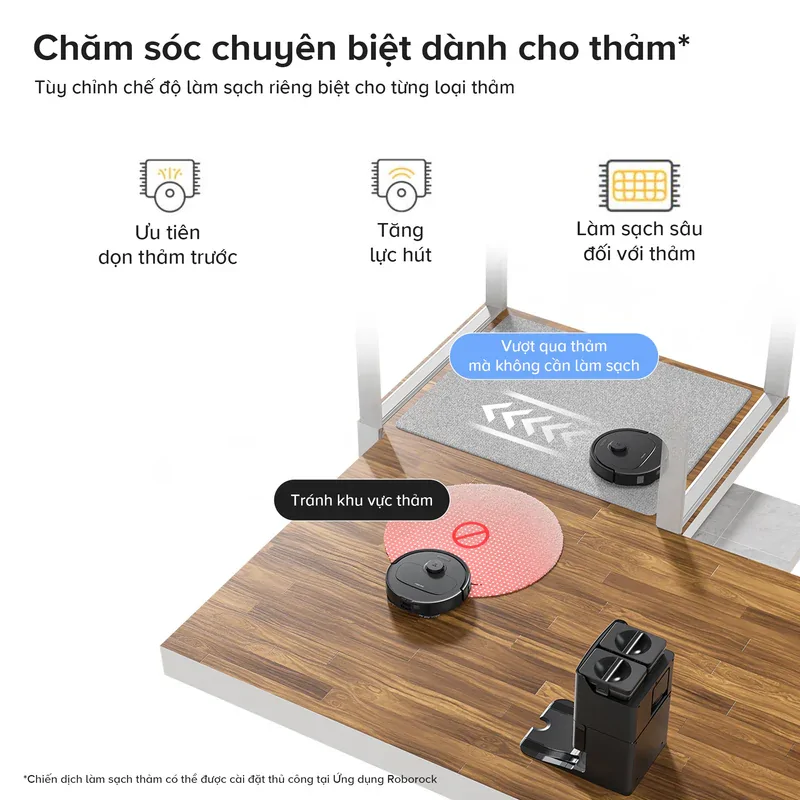 Robot hút bụi lau nhà Roborock Qrevo S Pro-Đen