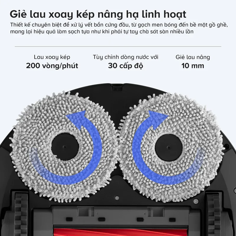 Robot hút bụi lau nhà Roborock Qrevo S Pro-Trắng