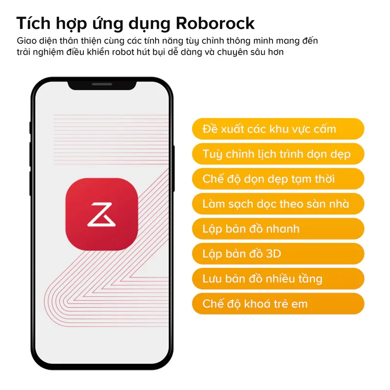 Robot hút bụi lau nhà Roborock Qrevo S Pro-Trắng