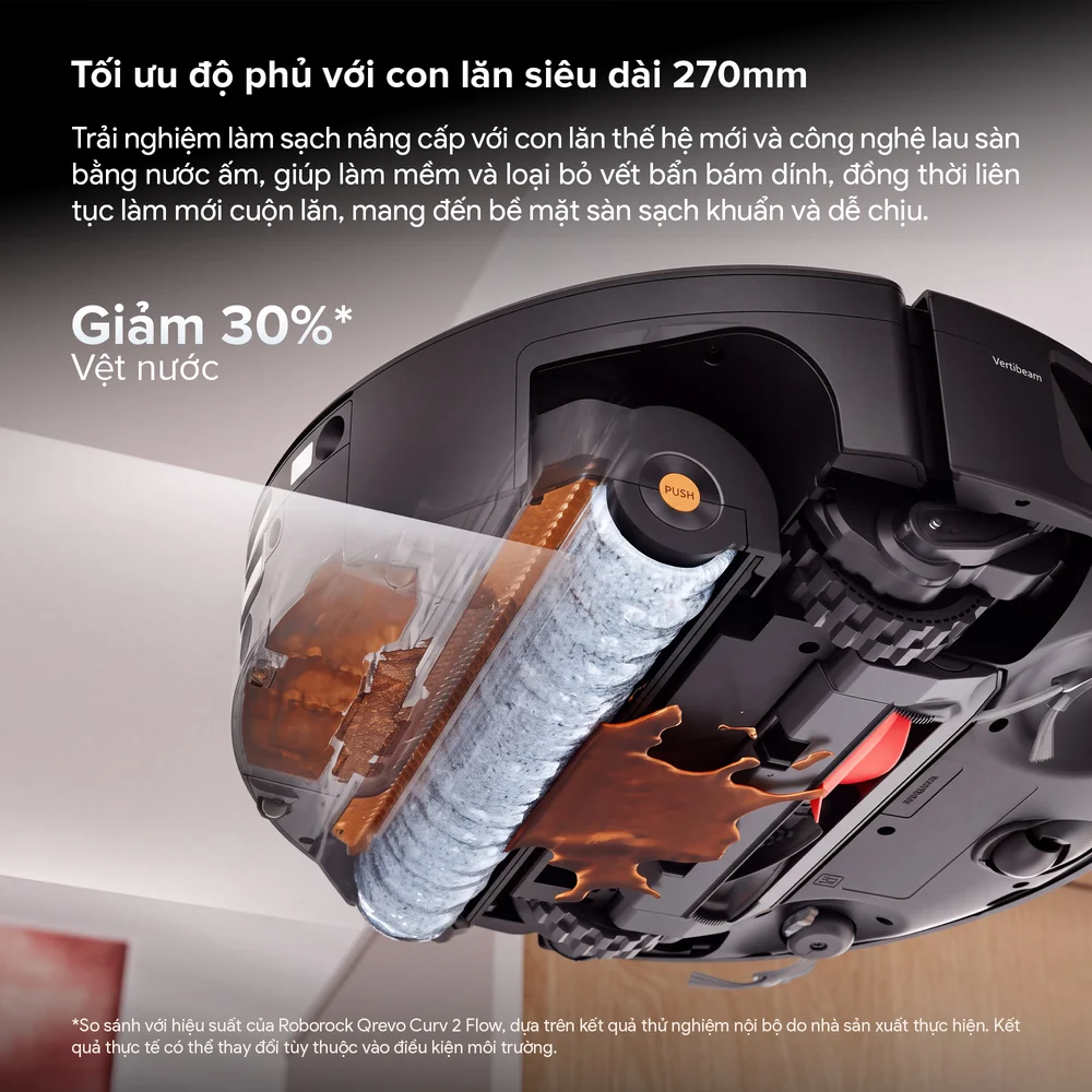 Robot hút bụi lau nhà Roborock Saros 20 Flow Complete
