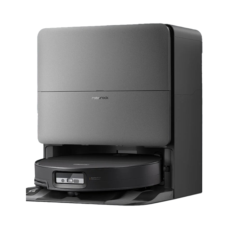 Robot hút bụi lau nhà Roborock Saros 20 Sonic Đen