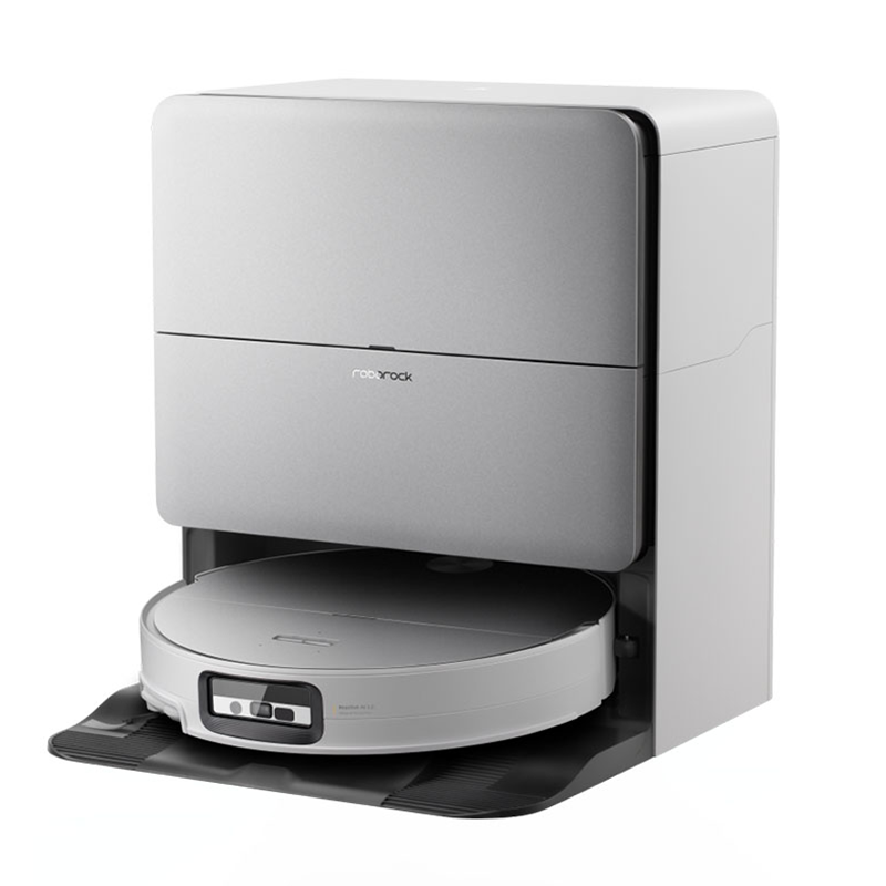 Robot hút bụi lau nhà Roborock Saros 20 Sonic Trắng