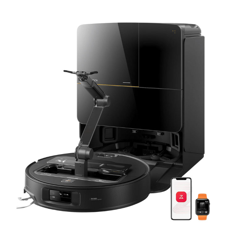 Robot hút bụi lau nhà Roborock Saros Z70 Đen