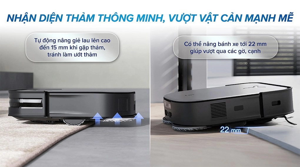 Robot hút bụi thông minh Ecovacs X2 Combo