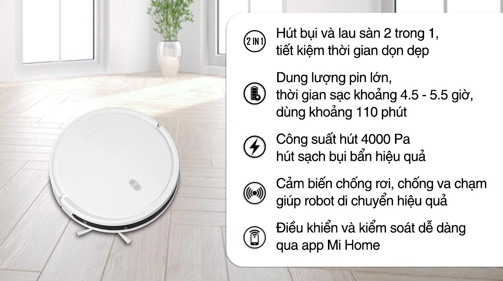 Robot hút bụi Xiaomi E10 EU