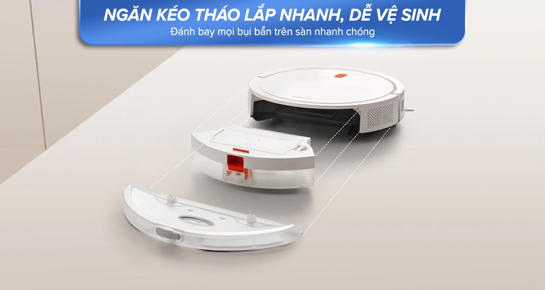 Robot hút bụi Xiaomi E5 White