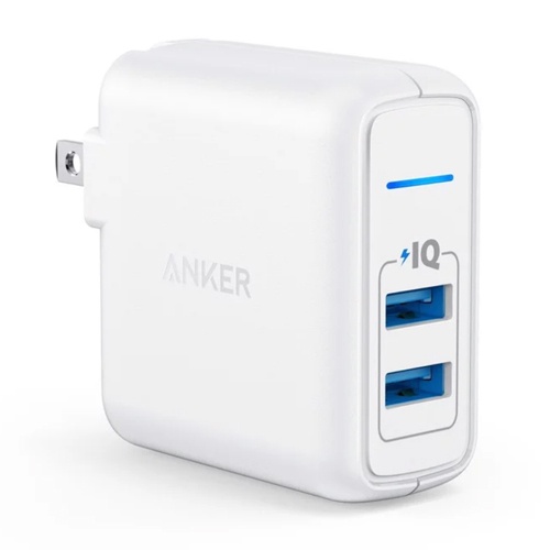 Sạc Anker PowerPort Elite 2 USB, 24w - A2023 Trắng