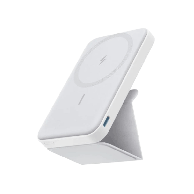 Sạc dự phòng Anker 622 MagGo 1C 7.5W 5000mah (with Foldable Stand) Trắng (White) B2C_A1614021