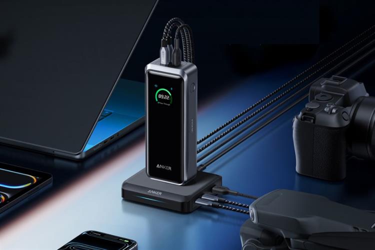 Sạc dự phòng Anker Prime 2C1A 300W 26250mah Đen (Black) B2B_A110A