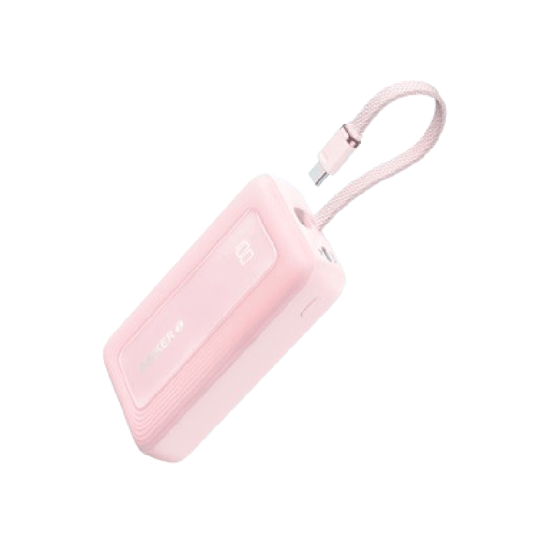 Sạc dự phòng Anker Zolo 1A1C 30W 10000mah (Built-In USB-C) Hồng (Pink) B2C_A1688051