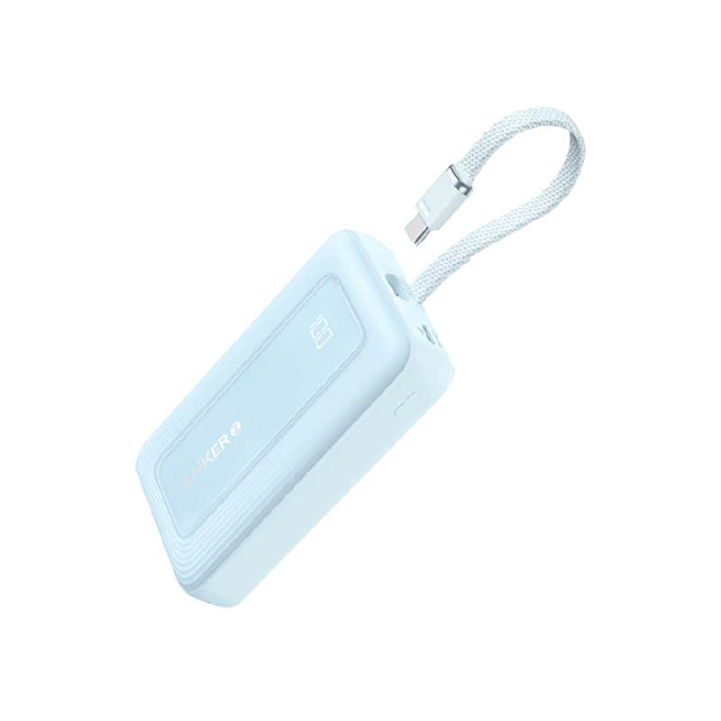 Sạc dự phòng Anker Zolo 1A1C 30W 10000mah (Built-In USB-C) Xanh dương (Blue) B2B_A1688H31