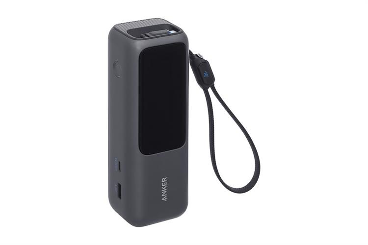 Sạc dự phòng Anker Zolo 1C1A 165W 25000mah (Built-In USB-C and Retractable Cable) Đen (Black) B2B_A1695