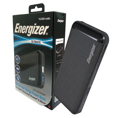Sạc dự phòng Energizer 10,000mAh /3.7V Li-Polymer - UE10030MPBK