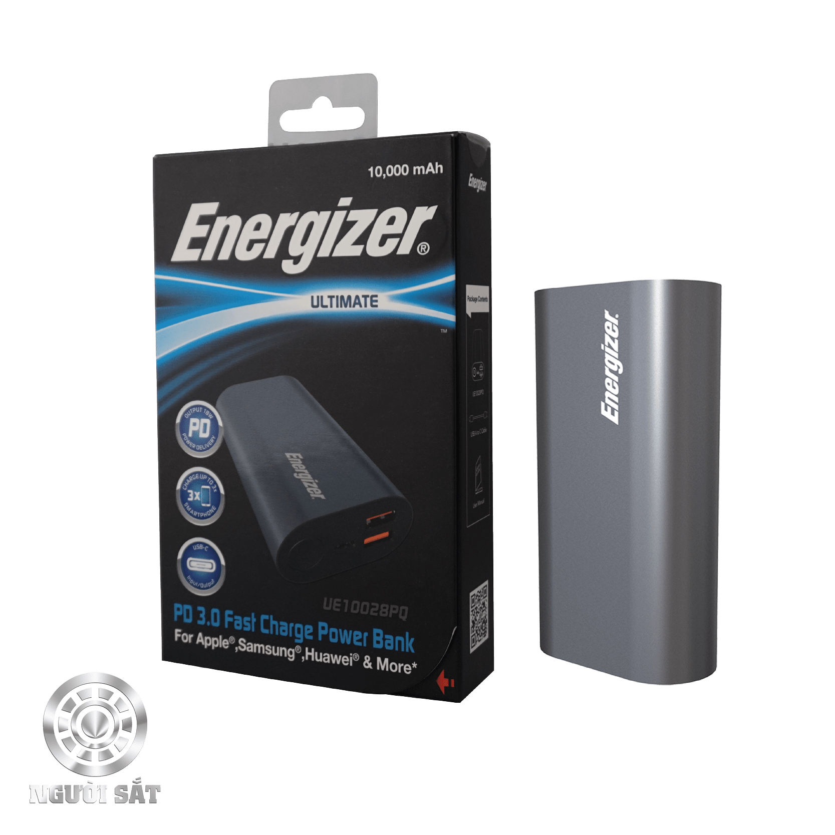 Sạc dự phòng Energizer 10,000mAh/3.7V Li-iOn - UE10028PQGY