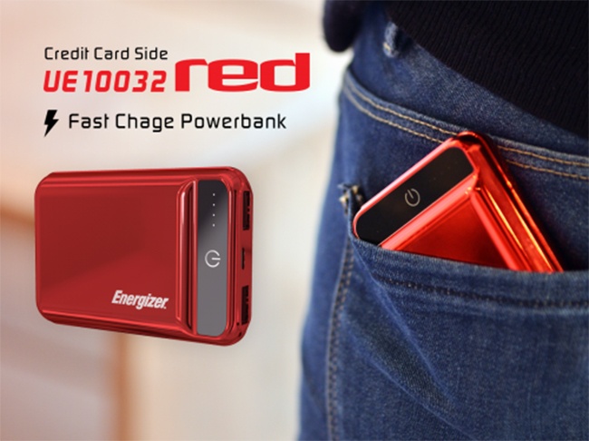 Sạc dự phòng Energizer 10,000mAh/3.7V Li-Polymer - UE10032PR