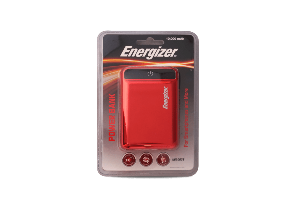 Sạc dự phòng Energizer 10,000mAh/3.7V Li-Polymer - UE10032PR
