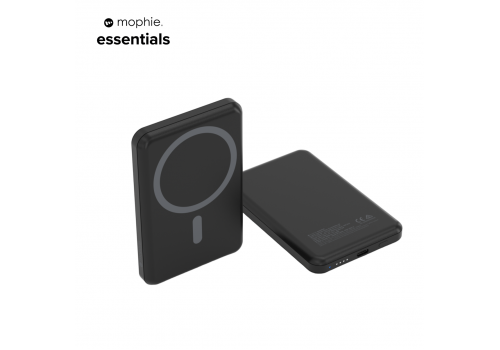 Sạc dự phòng ko dây mophie Essentials Snap+  5,000mAh - Black - 401112180