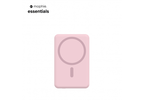 Sạc dự phòng ko dây mophie Essentials Snap+  5,000mAh - Pink - 401113398