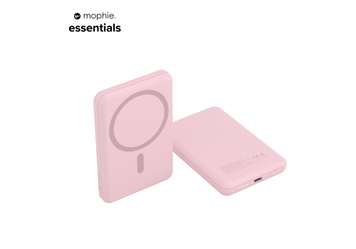 Sạc dự phòng ko dây mophie Essentials Snap+  5,000mAh - Pink - 401113398