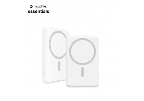 Sạc dự phòng ko dây mophie Essentials Snap+  5,000mAh - White - 401112181