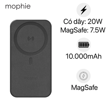 Sạc dự phòng mophie Snap+ 10,000mAh - 401107914