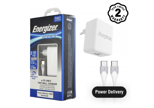 SẠC ENERGIZER 2 USB 30W PD 18W ACIIPFEUUCC3
