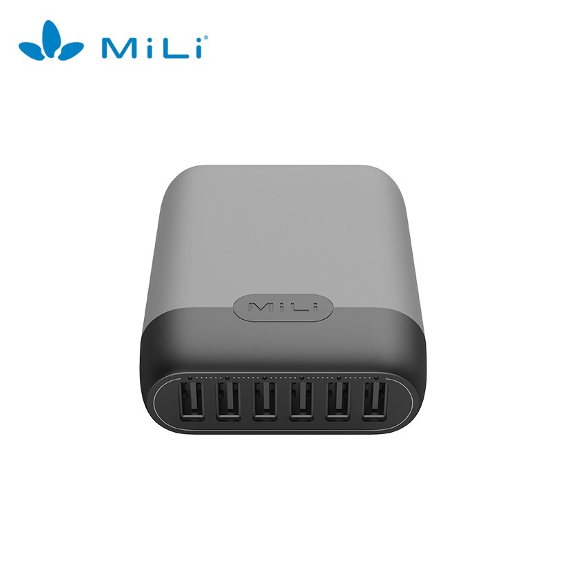 Sạc MiLi 6 cổng 60W (PD 30W) Station III - HC-H60-CGY