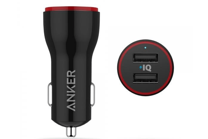 Sạc ô tô Anker 2 cổng, 24w - [PowerDrive 2, 24w] - A2310