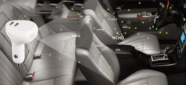 Sạc ô-tô Smart Air MiLi - HC-C39WE