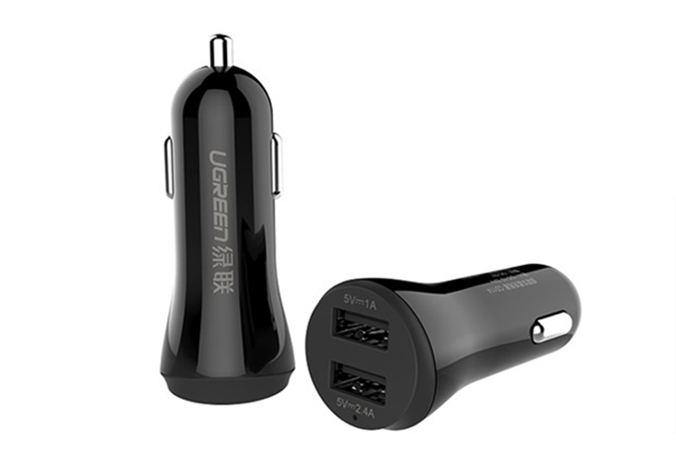Sạc trên Oto 2 cổng USB Ugreen UG-20392
