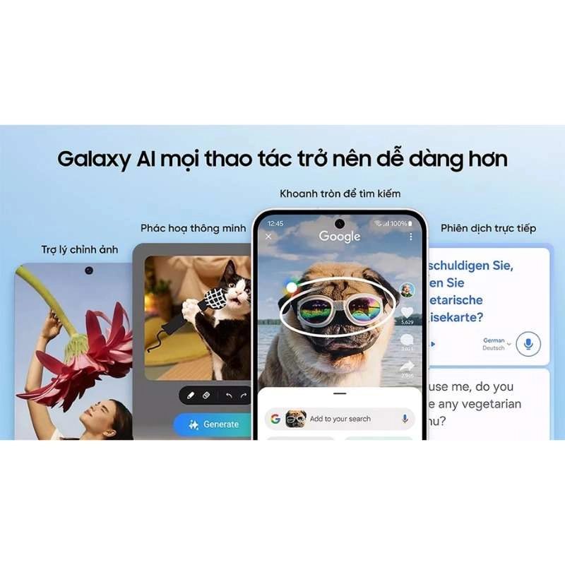 Samsung Galaxy S24 FE 5G (8+128G) S721B Xanh Biển DM