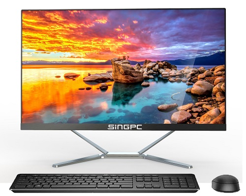 SingPC All in One M22Ki372(i3-10100/4GB RAM/256GB SSD/21.5 Full HD)